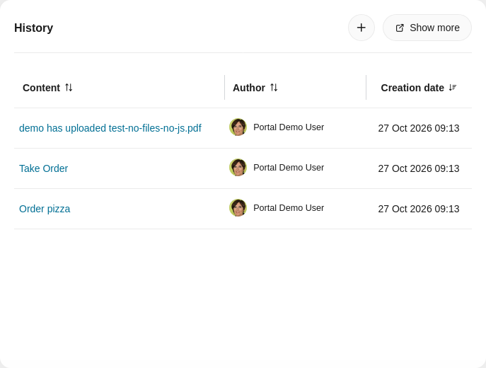 Full Case List — Portal Guide dev documentation