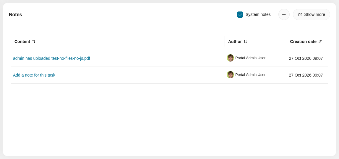 Full Task List — Portal Guide dev documentation