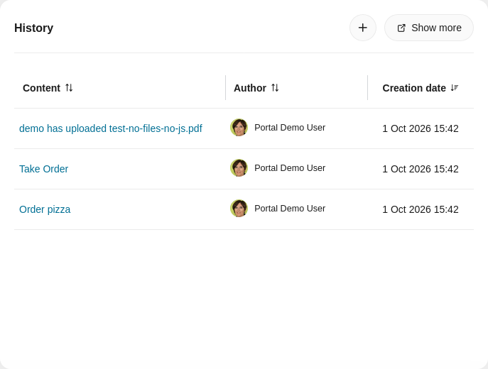 Full Case List — Portal Guide dev documentation