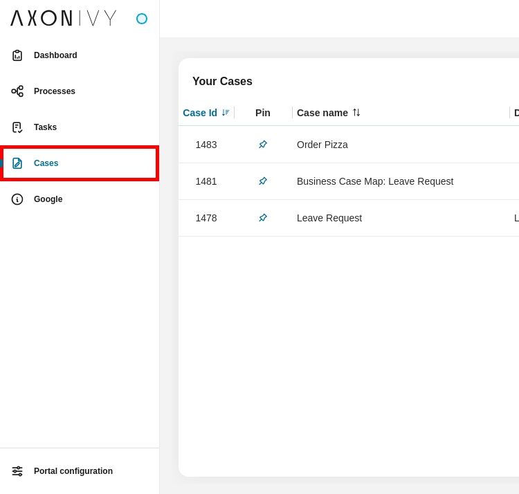 Full Case List — Portal Guide dev documentation