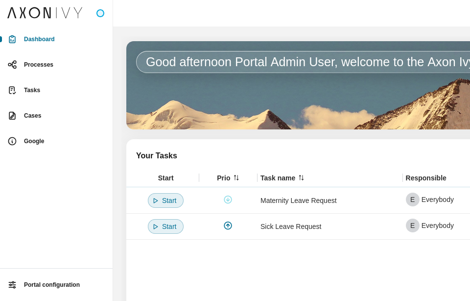 Full Process List — Portal Guide dev documentation