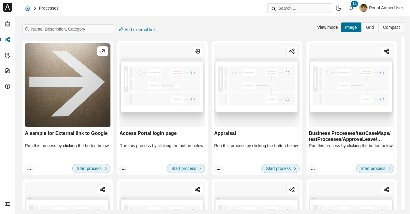 Full Process List — Portal Guide dev documentation