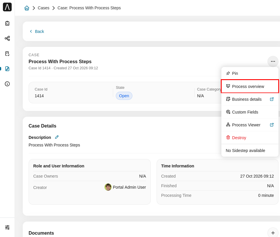 Full Process List — Portal Guide dev documentation